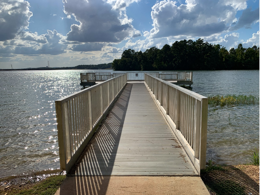 pier on Logan Martin Lake